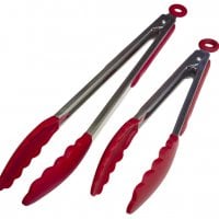 Silicone Kitchen Tongs 2 Pack (9-Inch & 12-Inch)