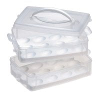 Food Storage Container w/ Egg Holder Trays