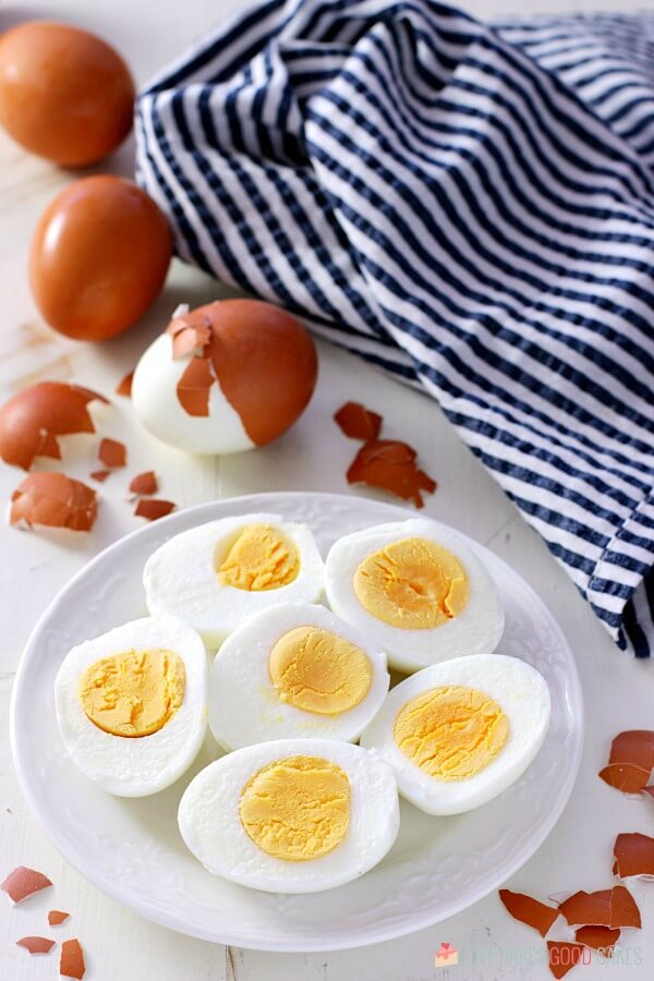 Easy Hard Boiled Eggs In An Egg Cooker - The Foodie Affair