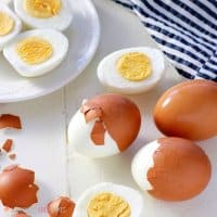 square image easy to peel perfect hard-boiled eggs