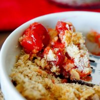 Cherry Crisp for Two