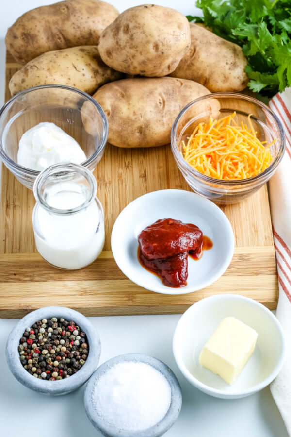 ingredients for mashed potatoes