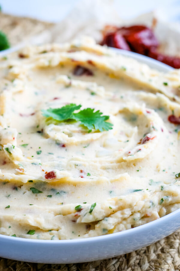 closeup of potatoes in bowl