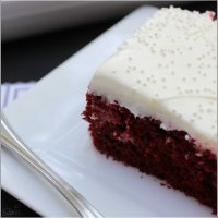 Easy Red Velvet Poke Cake with the Best Ever Cream Cheese Buttercream