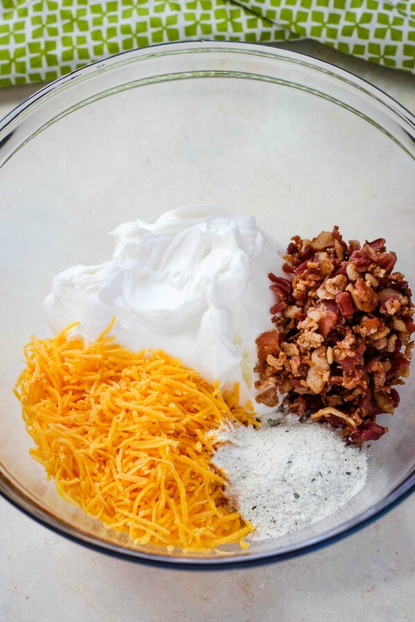 dip Ingredients in bowl