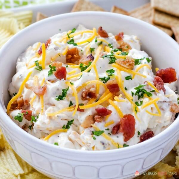 Million Dollar Dip - Bacon Cheddar Ranch Crack Dip