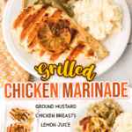 grilled chicken marinade facebook collage 3