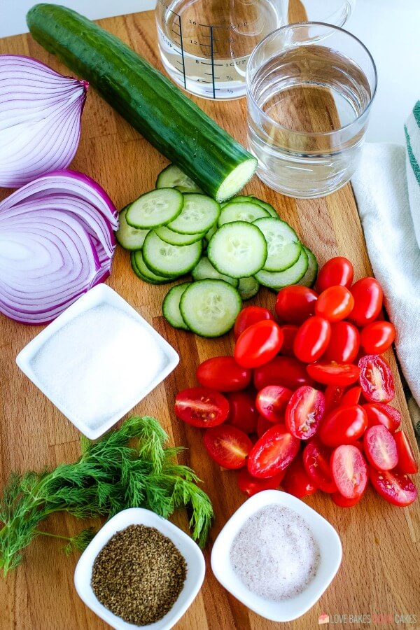 fresh from the garden ingredients