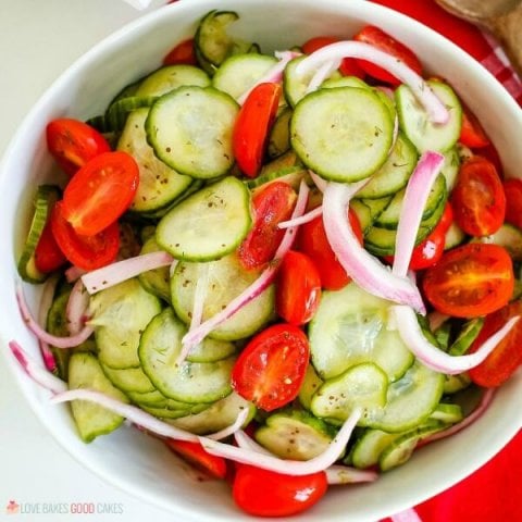 Zesty Cucumber Tomato Salad