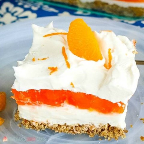Orange Gelatin Pretzel Salad