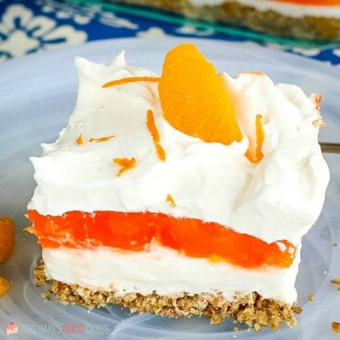 Orange Gelatin Pretzel Salad