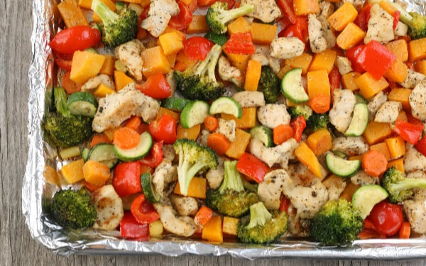 Healthy Sheet Pan Chicken and Veggies