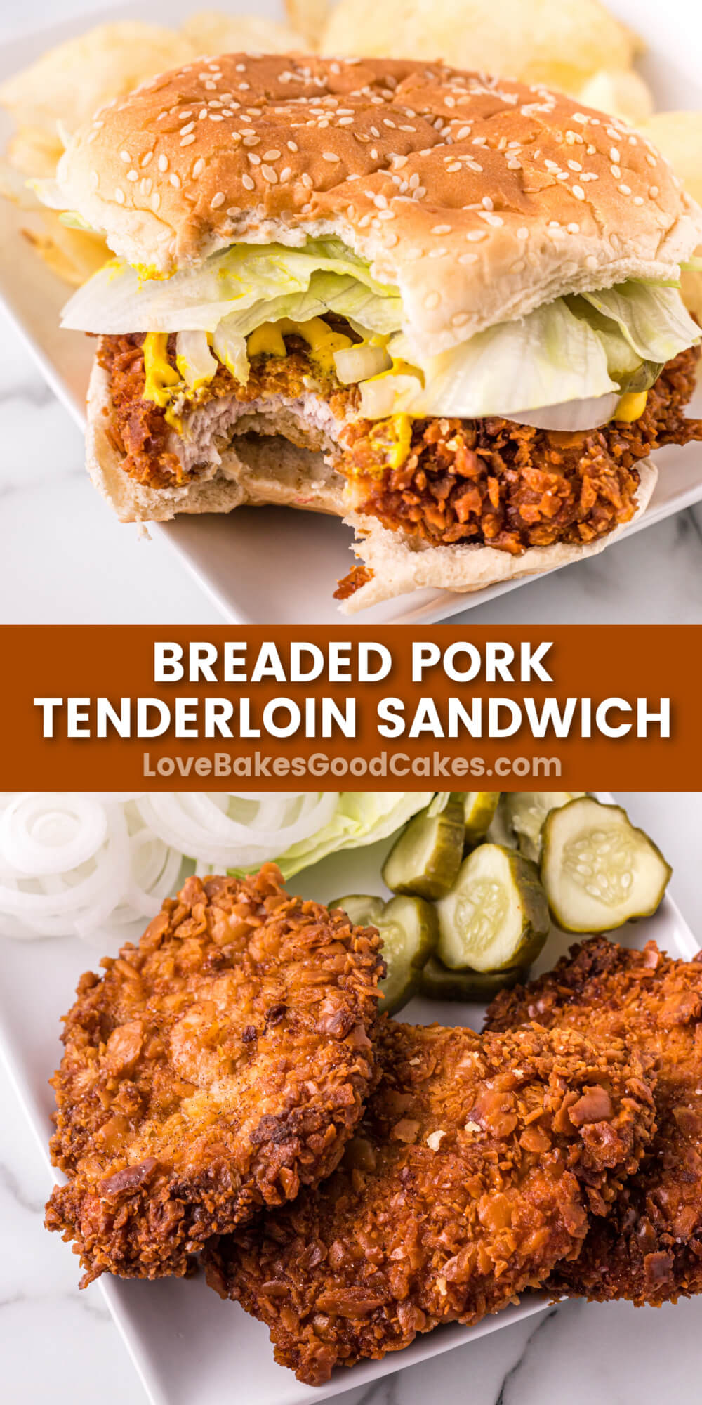 Breaded Pork Tenderloin Sandwich Love Bakes Good Cakes