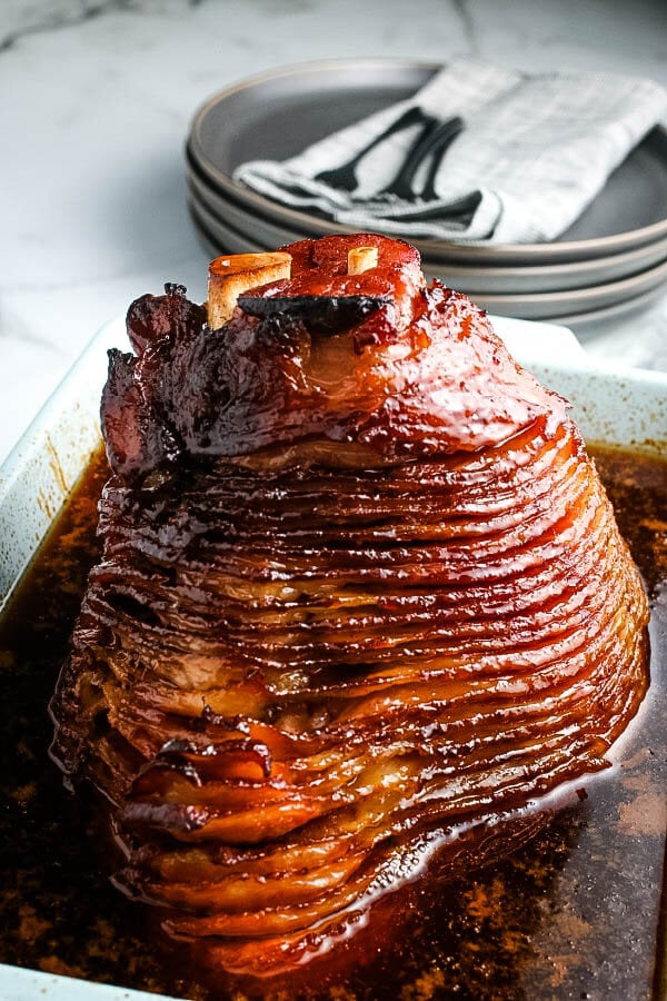 2-Ingredient Ham Glaze for Spiral Cut Ham ~Sweet & Savory