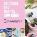 low0carb smoothies pin image