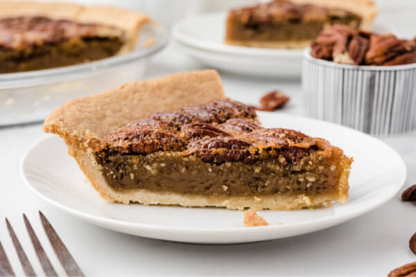 slice on plate