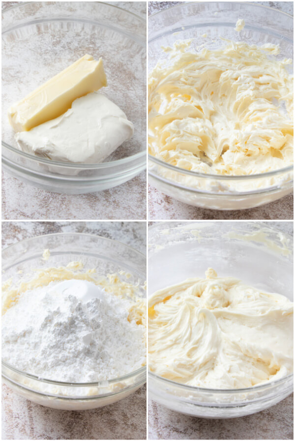 how to make cream cheese frosting step by step