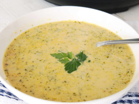 Cream of broccoli on sale soup recipe instant pot