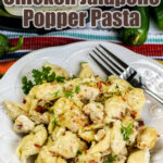 instant pot chicken jalapeno popper pasta pin