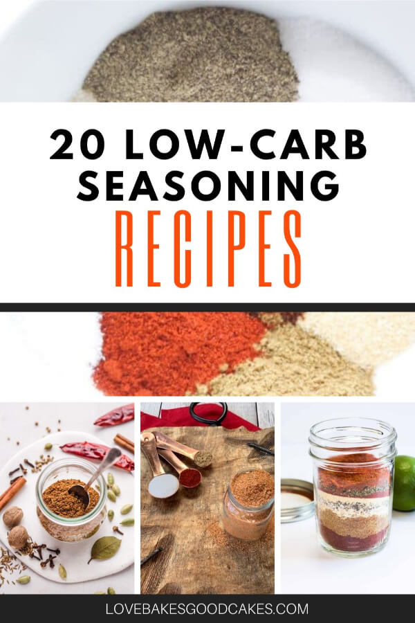 low carb seasonings pin