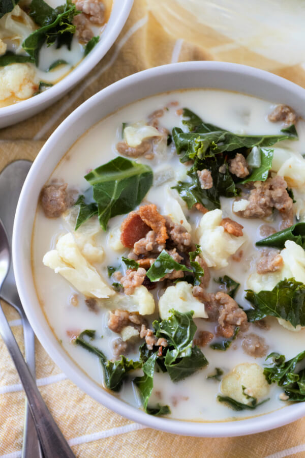 Low Carb Zuppa Toscana - Love Bakes Good Cakes