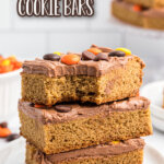 peanut butter cookie bars pin