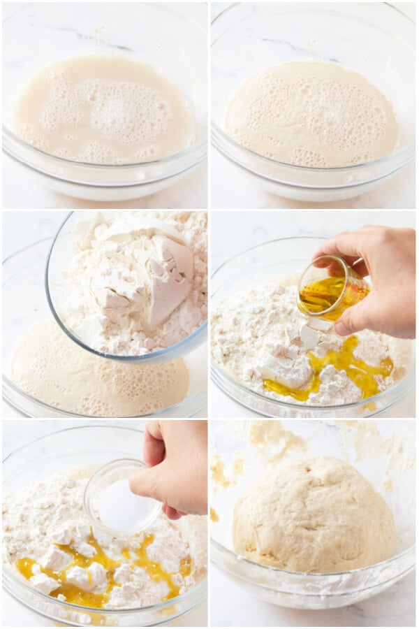 steps how to make pizza dough