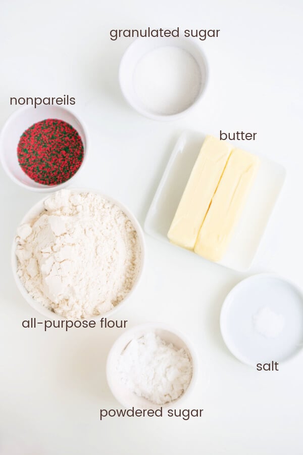 ingredients to make cookies