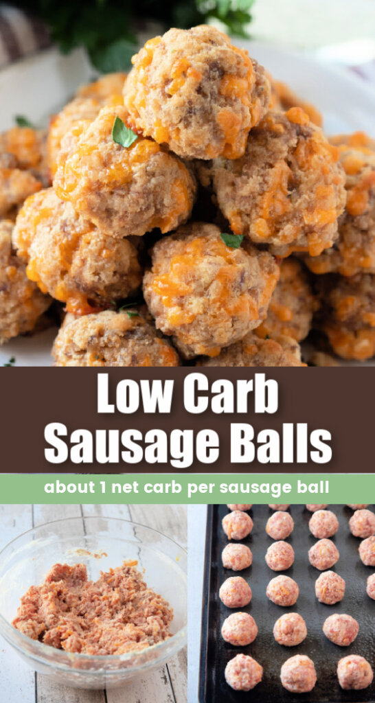 Low Carb Sausage Balls - Love Bakes Good Cakes