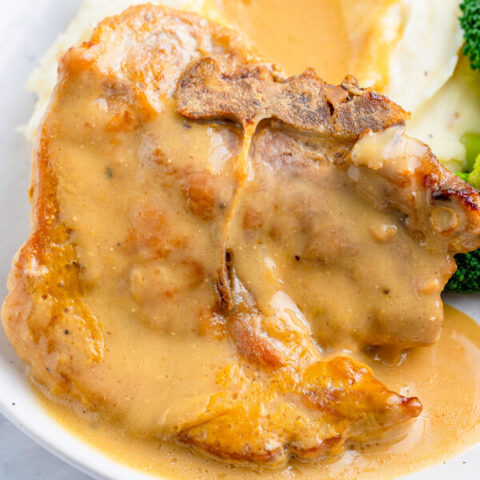 Easy Baked Pork Chops in Gravy