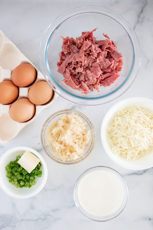 ingredients to make quiche