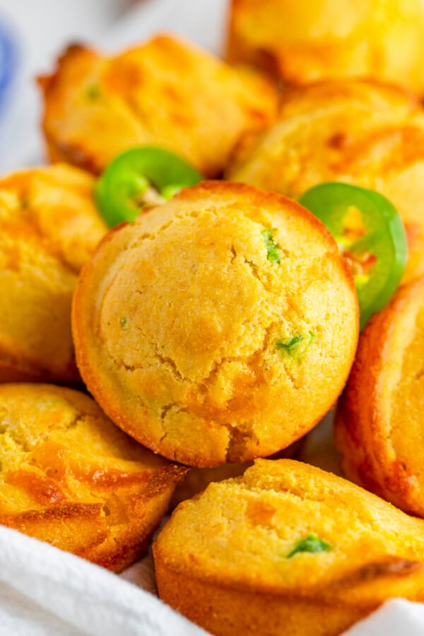 Jalapeño Cheddar Corn Muffins