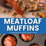 meatloaf muffins pin collage