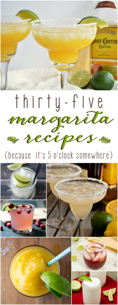 35 Margarita Recipes collage.