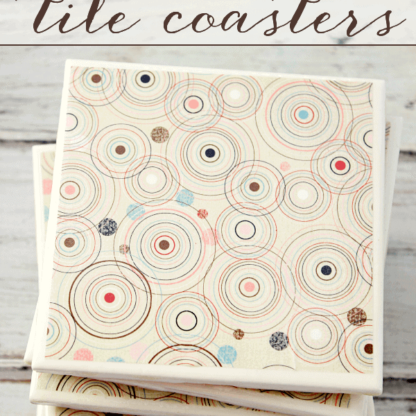 DIY Tile Coasters and Everyday Moments. Tiles stacked together.
