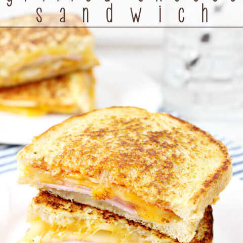 Hawaiian Pizza Grilled Cheese Sandwich