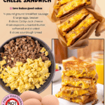 breakfast grilled cheese facebook collage