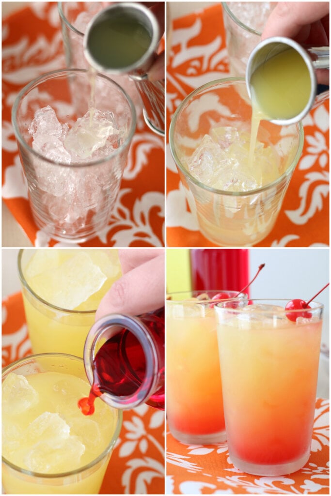 how to make a limoncello sunrise