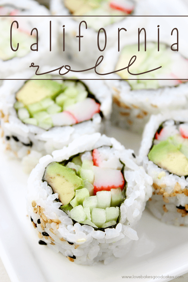 California Roll Sushi Recipe