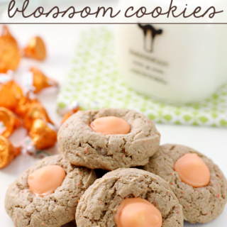 Carrot Cake Blossom Cookies on a white plate.