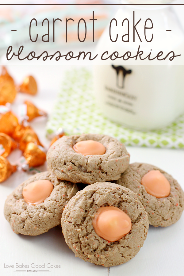 Carrot Cake Blossom Cookies on a white plate.