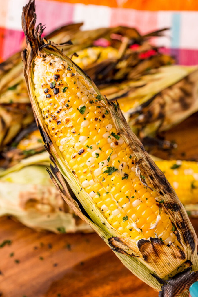 ear of grilled corn