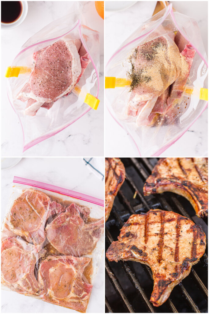 steps on how to make grilled pork chops