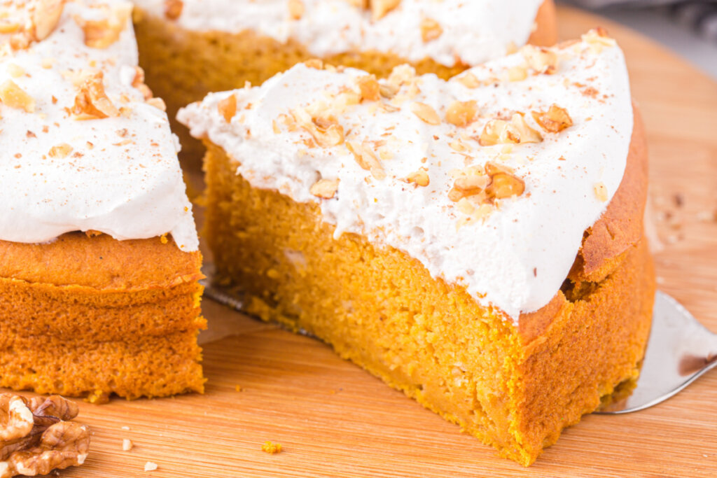 air fryer dessert pumpkin cake