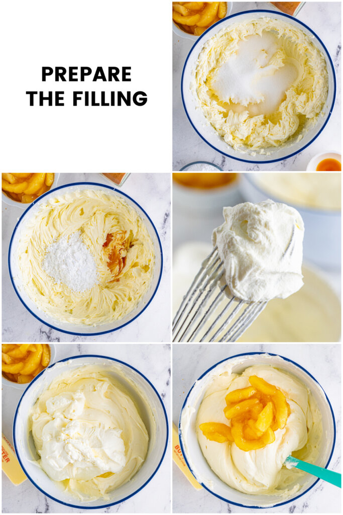 how to prepare the filling collage