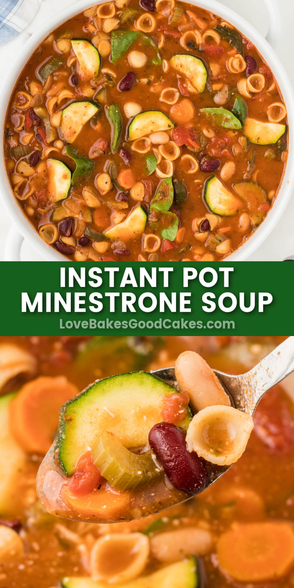 Instant Pot Minestrone Soup Love Bakes Good Cakes