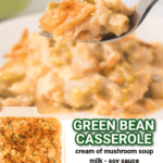 classic green bean casserole facebook collage 2