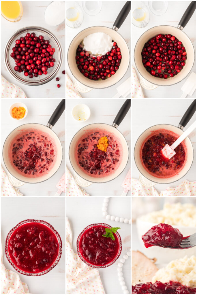 how to make cranberry sauce