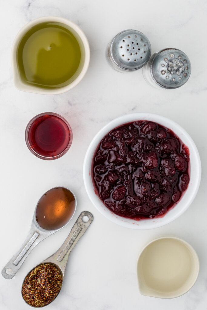 ingredients to make salad dressing