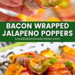 bacon wrapped jalapeno poppers pin collage